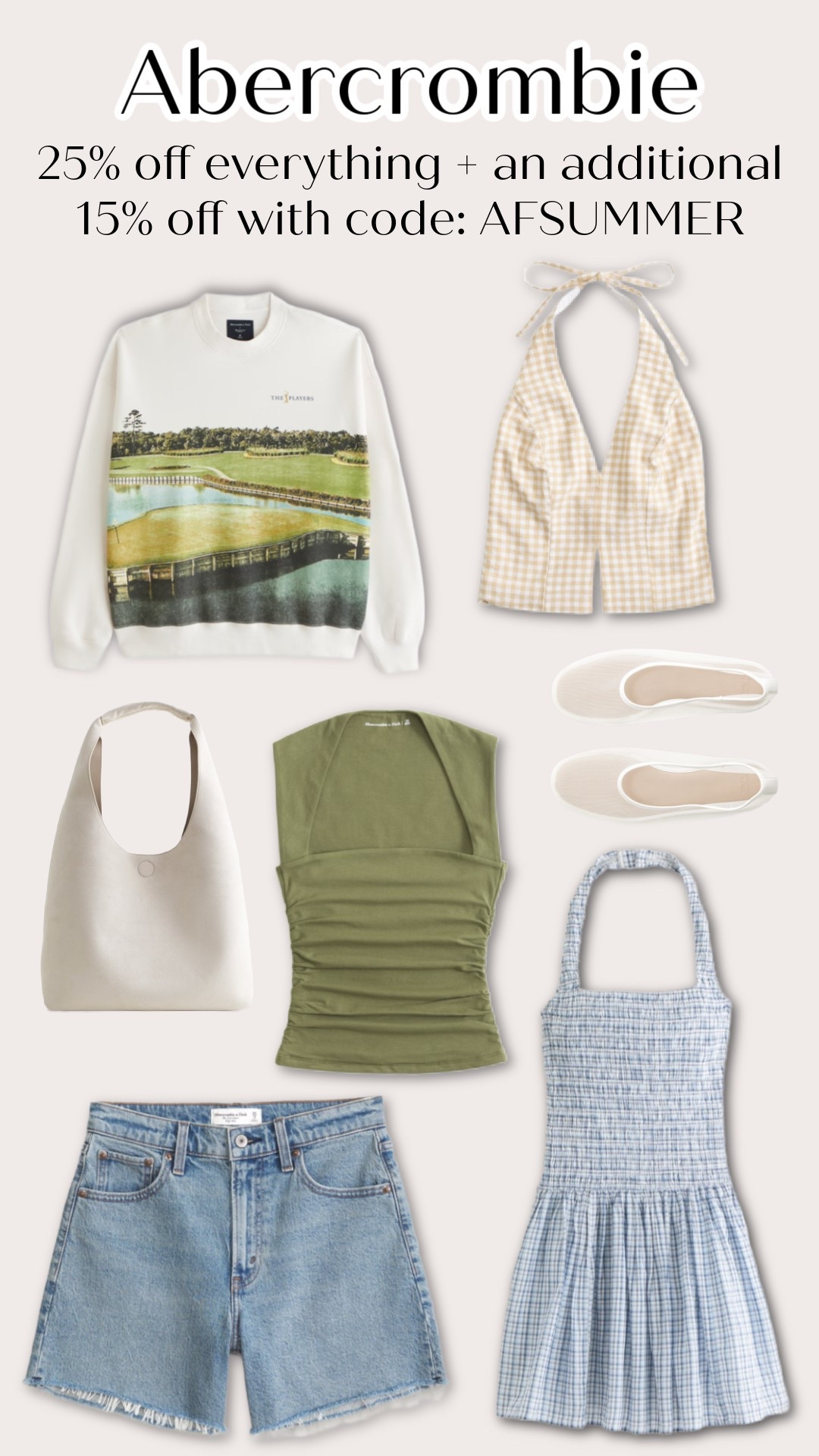 Abercrombie is 25% off for Memorial Day Weekend!!! Use code: AFSUMMER for an additional 15% off!!! 

#LTKSeasonal #LTKSaleAlert #LTKSummerEdit