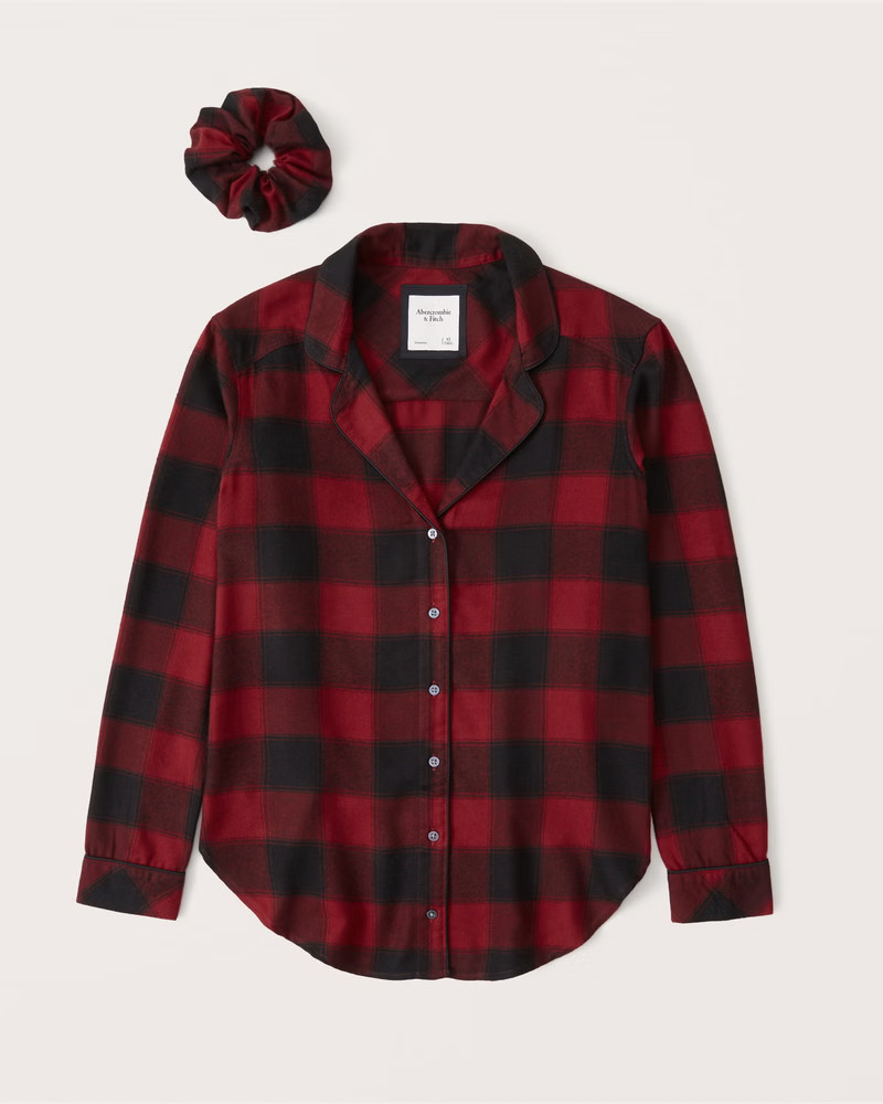 Flannel Pajama Shirt | Abercrombie & Fitch (US)