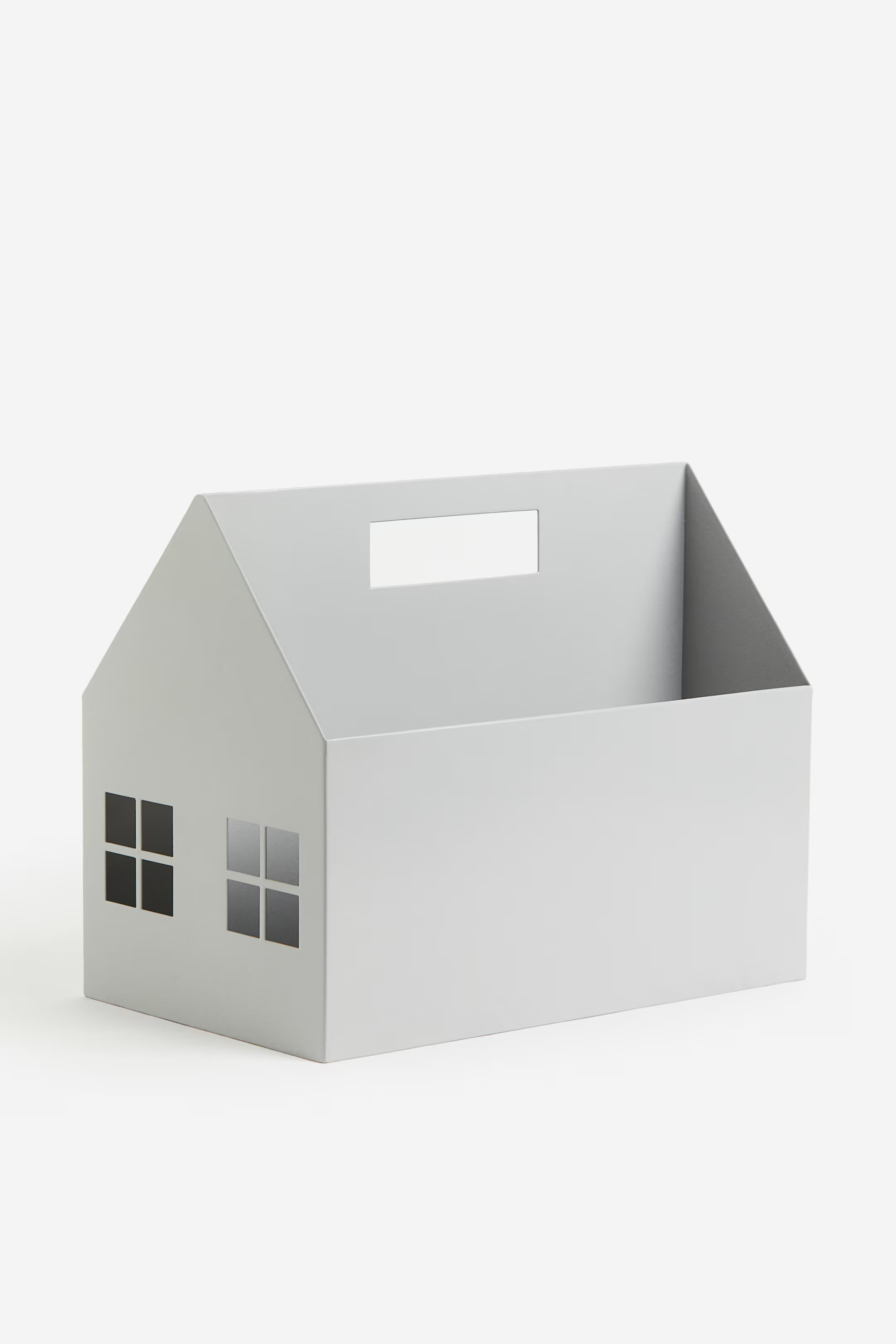 House-shaped Book Storage Container - Gray - Home All | H&M US | H&M (US + CA)