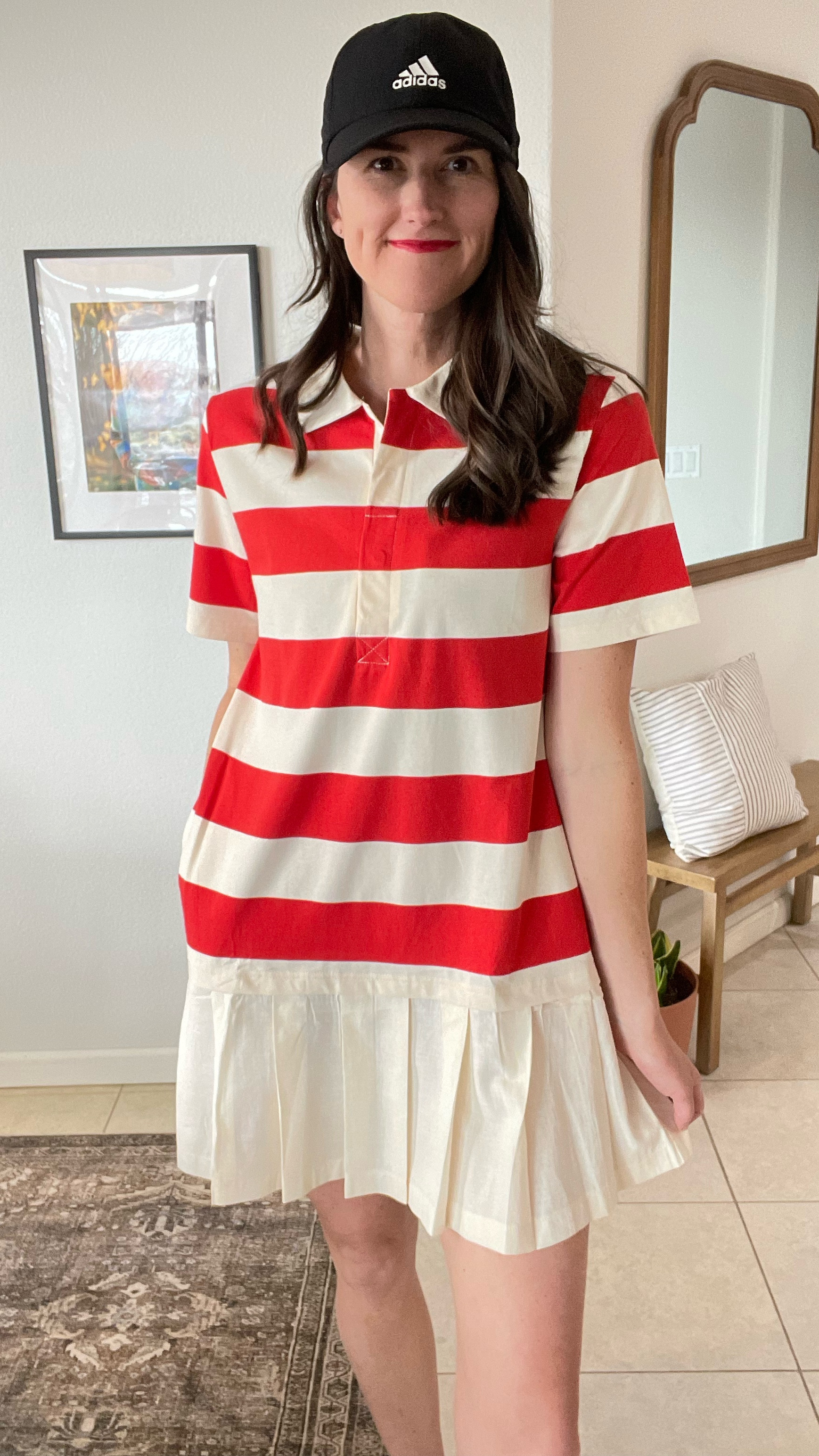 The most adorable polo dress with a pleated skirt! Deep pockets. So soft and lightweight. Wearing a size medium.

#LTKActive #LTKOver40 #LTKFestival