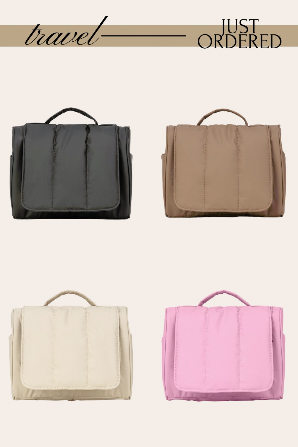 just ordered this toiletry bag for our upcoming trips! I ordered the color chocolate 🍫 I plan to use it for all my toiletries and hopefully be able to fit make up in it too! #toiletries #toiletrybag #bag #makeupbag #travelbag

#LTKitbag #LTKtravel #LTKbeauty