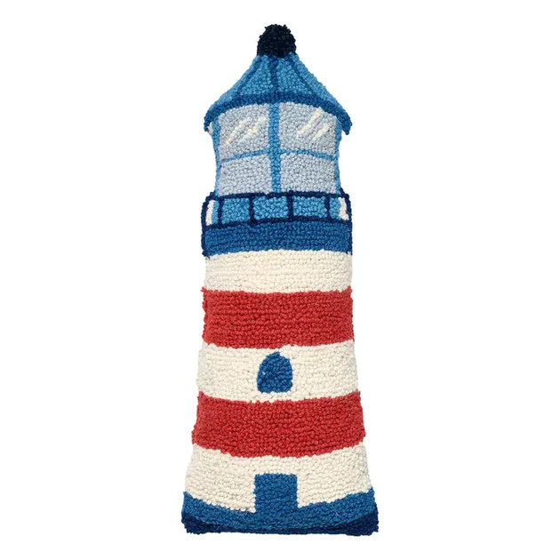 Lighthouse Hook Pillow | Cailini Coastal