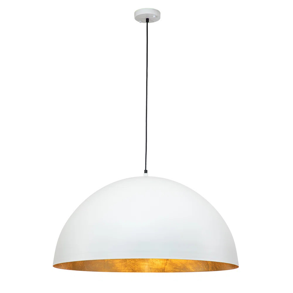 Industrial Oversized Large Metal Dome Pendant | Wayfair North America
