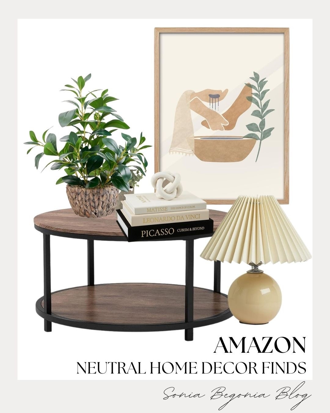 Elevate your living space with these Amazon neutral home decor finds! 🌿

Featuring a two-tier wooden coffee table, pleated shade table lamp, ceramic knot accent, potted greenery, and framed art. ✨

#AmazonHome #NeutralDecor #HomeInspo #LTKhome #LivingRoomDecor #LTKshopper

#LTKHome
