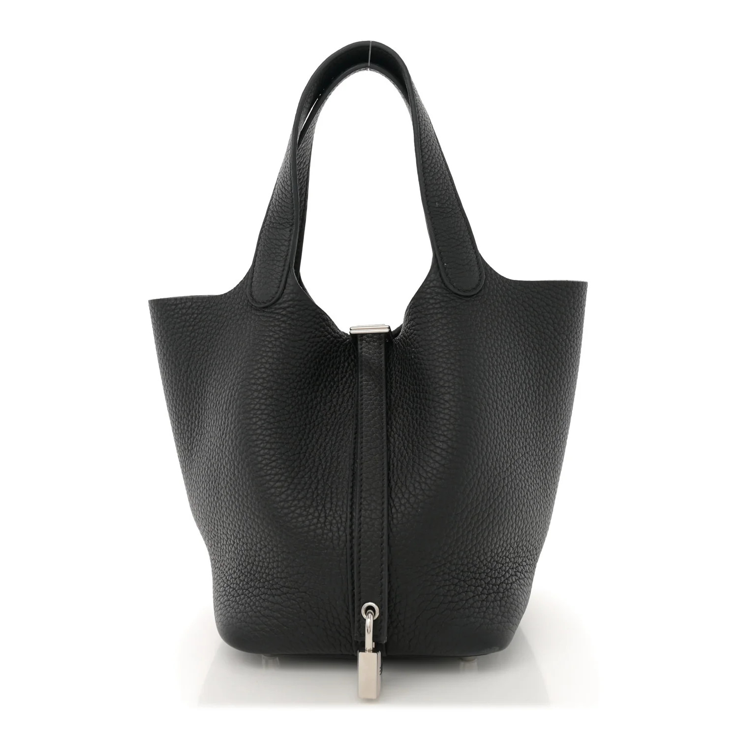 Hermes Taurillon Clemence Picotin Lock 18 PM Black 1746548 | FASHIONPHILE (US)