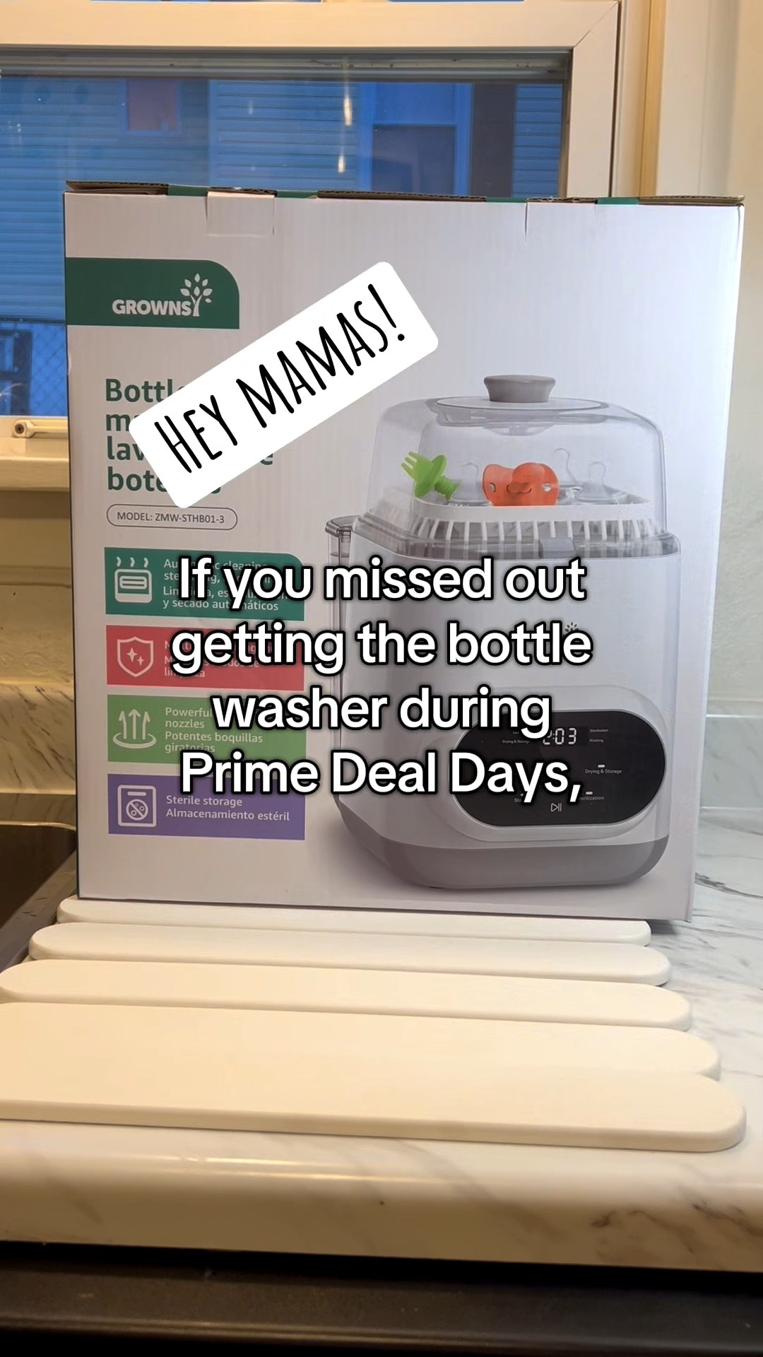 Yes, seriously... get the Grownsy bottle washer for THIRTY-FIVE percent off!! ~Even better than their sales earlier this week~ Discount Code ABBYLST13. Good through 10/13.

#LTKBaby #LTKFamily #LTKBump