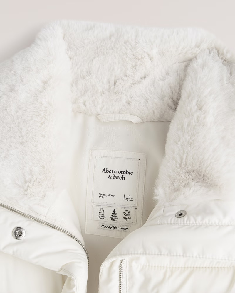 A&F Elevated Mini Puffer | Abercrombie & Fitch (US)