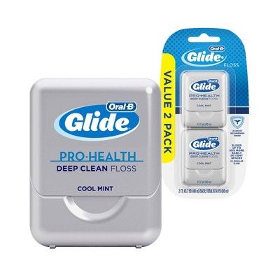 Oral-B Glide Pro-Health Cool Mint Deep Clean Floss - 80m | Target