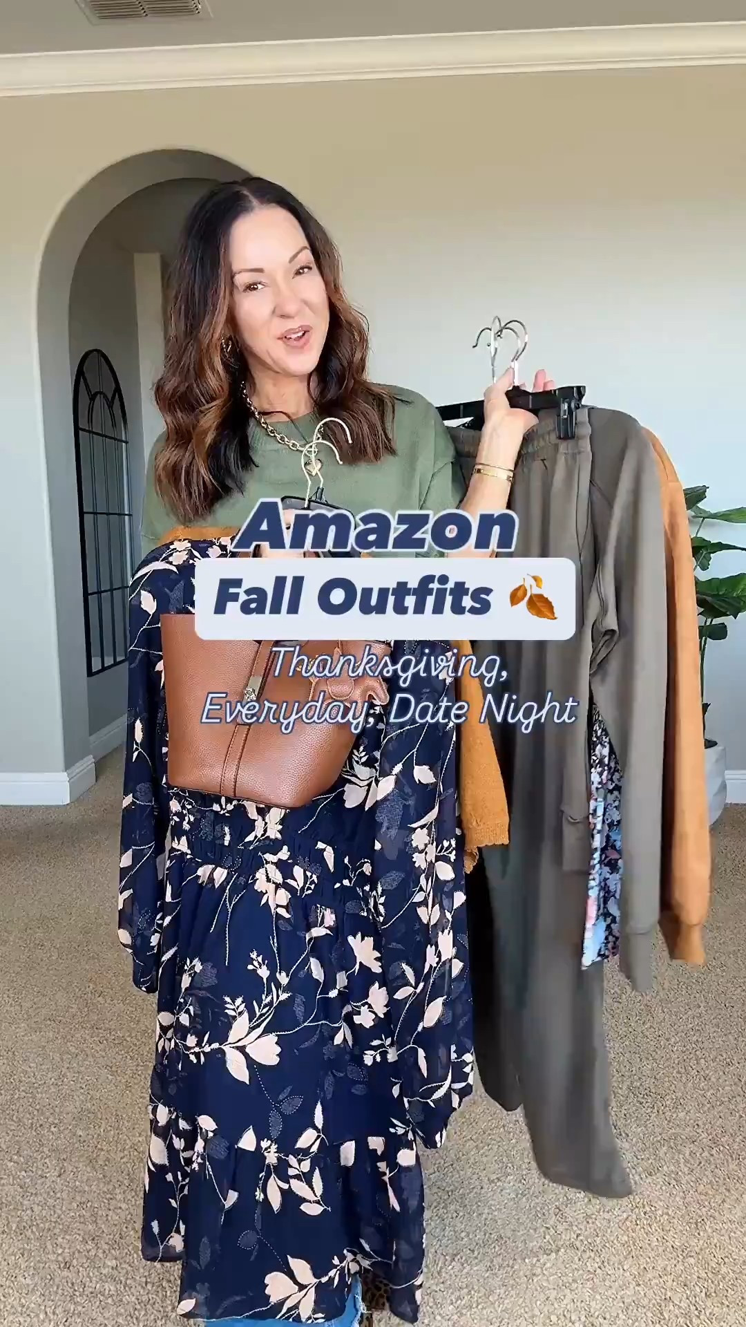 Amazon Fall outfits - Thanksgiving, everyday, date night. Jeans XS, Dress small, sweater XS, shear blouse XS, jacket XS, boots and Mary Janes go up a 1/2 size, belts smallest size. For ref: I'm 5'1", 109lbs

#LTKStyleTip #LTKPetite #LTKSeasonal