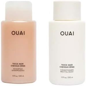 OUAI Thick Shampoo + Conditioner Set. Free from Sulfates. 10 oz Each. | Amazon (US)