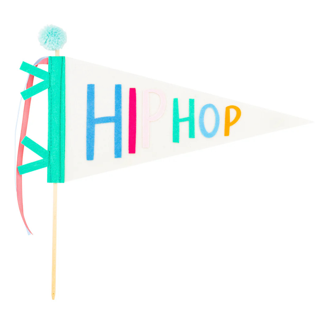 Hip Hop Felt Pennant | My Mind's Eye