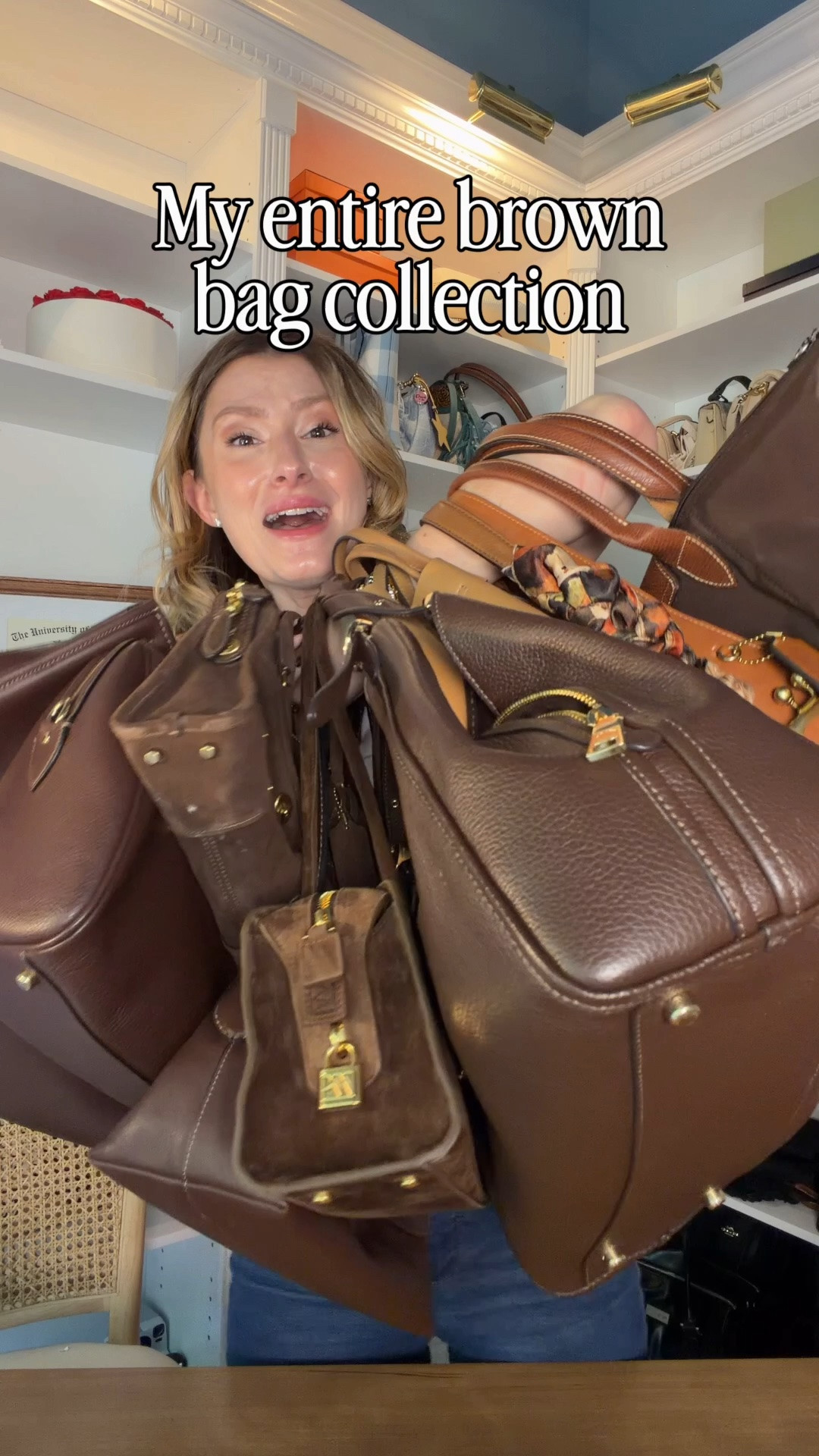 All of my brown bags 👀🤎 Comment SHOP & I’ll dm you the links 🤎

I’m a brown bag girly so most of my bag collection consists of brown bags (and a lot of which are maple from Coach)

Coach outlet Laurel
Haversack 27
Tory Burch outlet Blake tote
Coachtopia bowling bag
Dooney and burk Florentine satchel
Strathberry mini tote that Meghan Markle carried and the mini mosaic that Kate Middleton carried.
Jw Pei bag that Anne Hathaway carried 
Kate Spade carryall
Coach Rowan 
Rogue 31
Longchamp Le Pliage totes