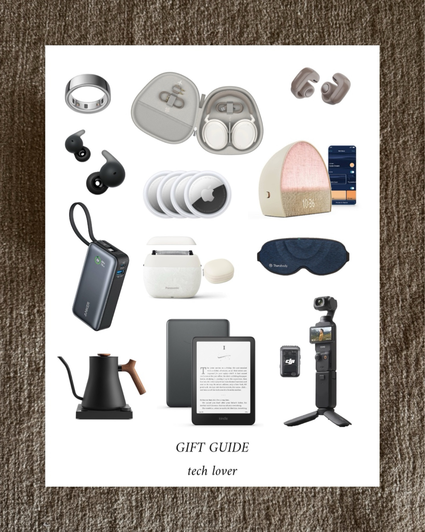 Holiday Gifts for the Techy Lover

#LTKGiftGuide #LTKHoliday #LTKSeasonal