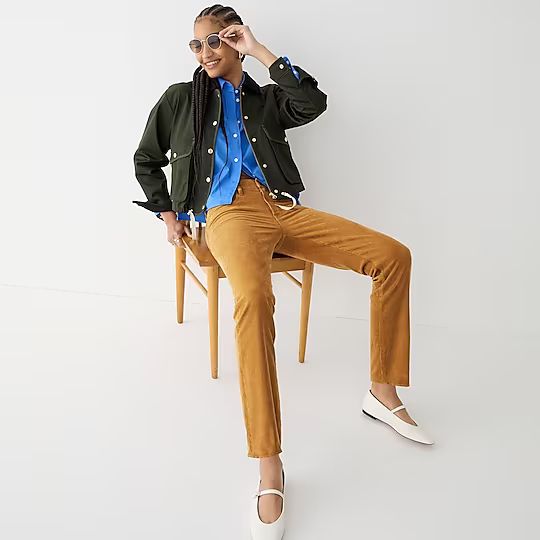 Tall vintage straight pant in garment-dyed corduroy | J.Crew US