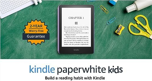 Kindle Paperwhite Kids – kids read, on average, more than an hour a day with their Kindle, 16 G... | Amazon (US)