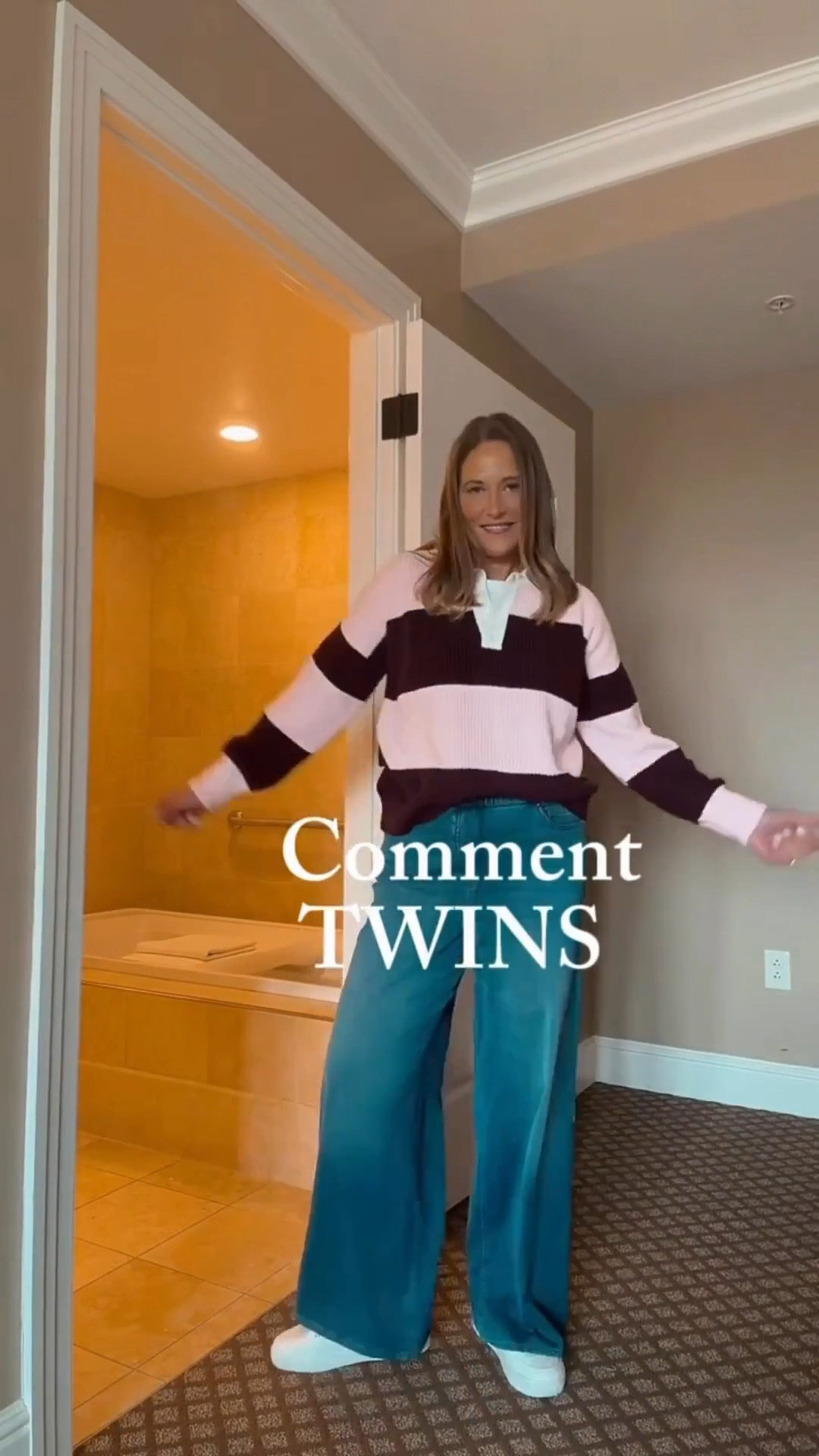 Love the look of the viral sweatpant jeans, but these give a very similar vibe for a fraction of the price. The dark wash and wide leg fit make them easy to style, and they've quickly become a favorite in our closet.

#LTKSeasonal #LTKMidsize #LTKOver40