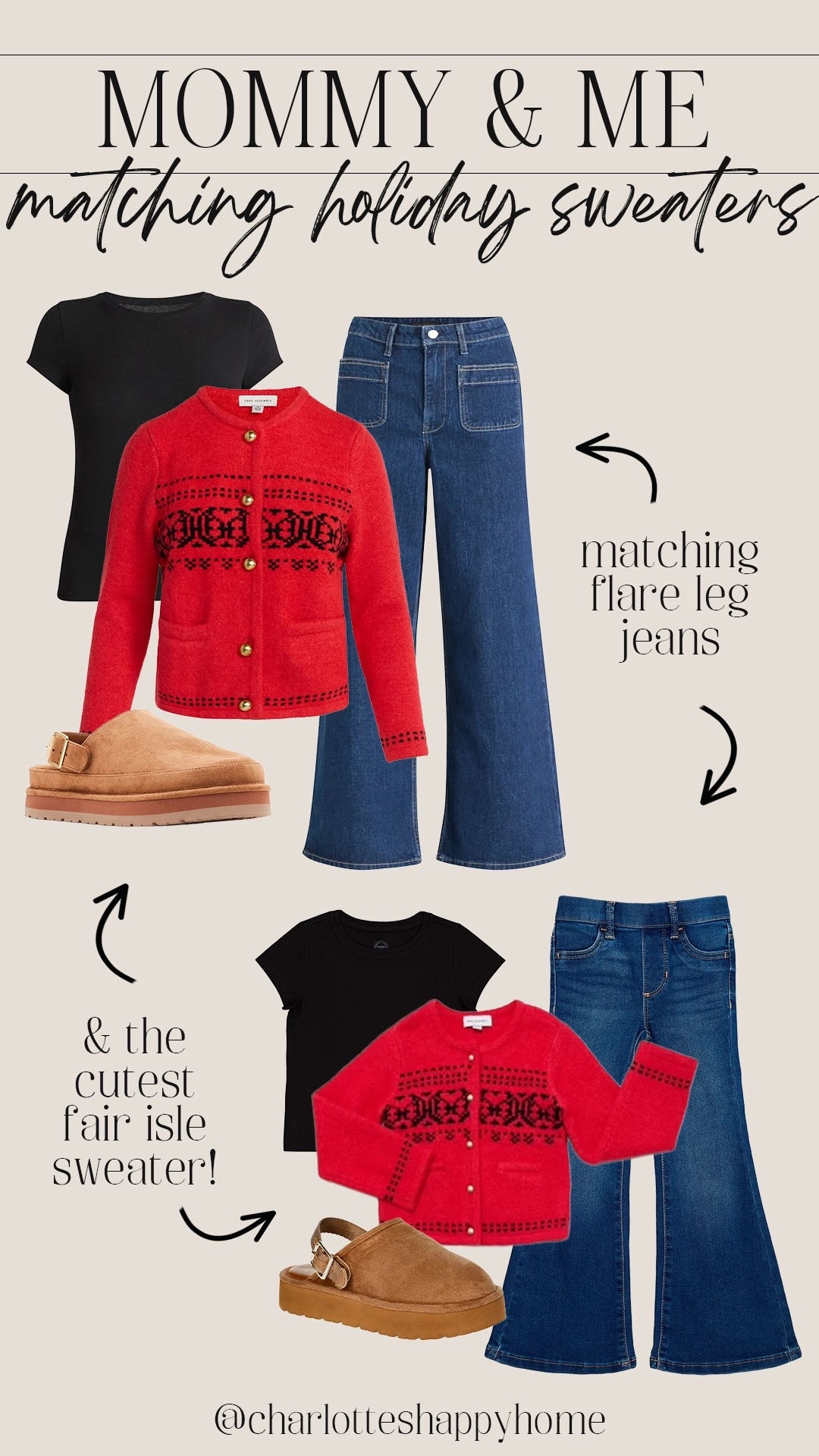 The cutest mommy and me matching outfit for holiday and winter! 

#mommyandme

Mommy and me matching outfits. Walmart fashion. Walmart holiday style. Walmart fair isle sweater. Walmart mom and mini matching holiday sweater. Holiday matching family outfits  

#LTKStyleTip #LTKKids #LTKHoliday