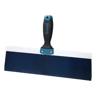 Anvil 14 in. Blue Steel Taping Knife with Soft Grip Handle 82702 - The Home Depot | The Home Depot