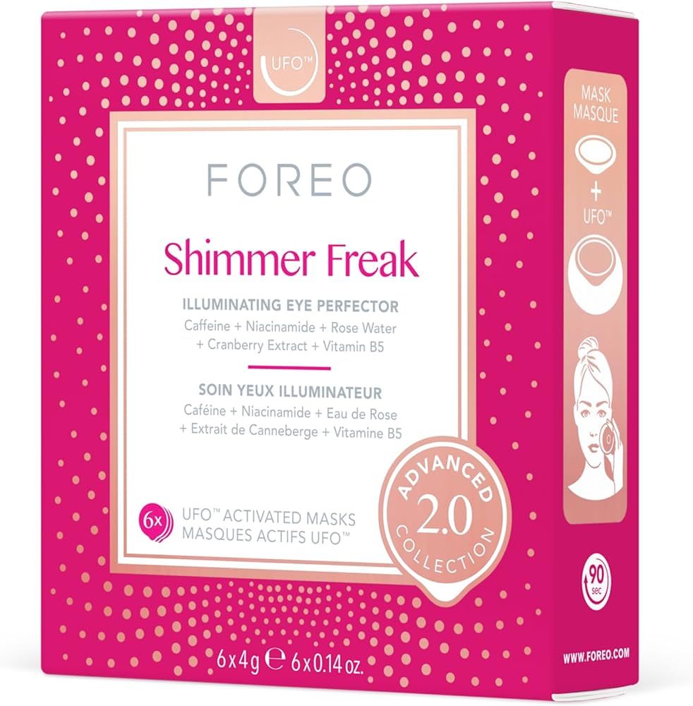 FOREO Shimmer Freak Advanced Collection 2.0 UFO-Activated Facial - Eye Contour Illuminating - Bea... | Amazon (US)