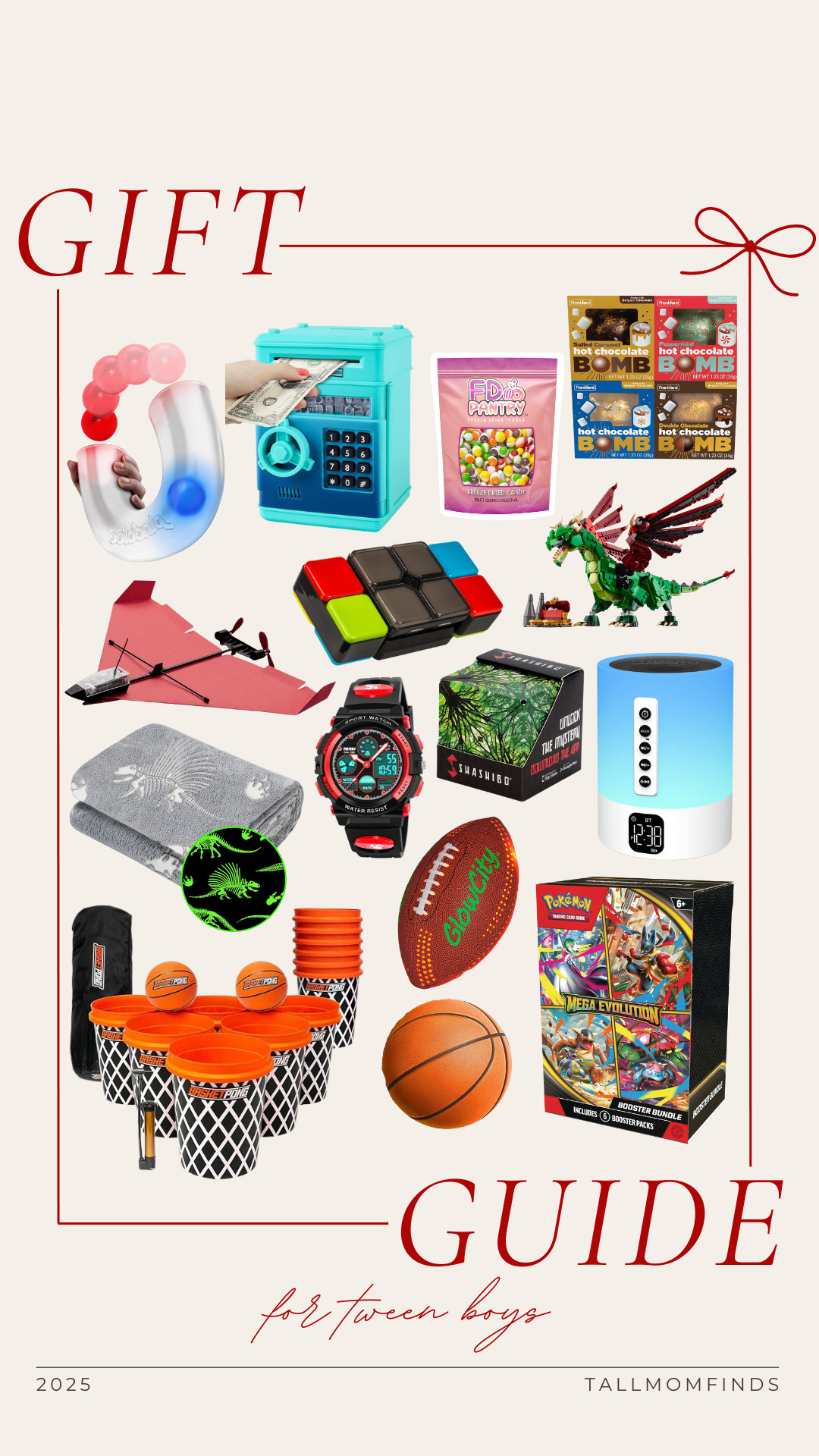 Gift Guide for tween boys!

gift guide, gift ideas, gifts for boys, gifts for tweens, tween boy gifts, kids gift ideas, boys gift ideas 

 @amazon #ad #founditonamazon
#WinterFavorites2025

#LTKFindsUnder100 #LTKGiftGuide #LTKKids