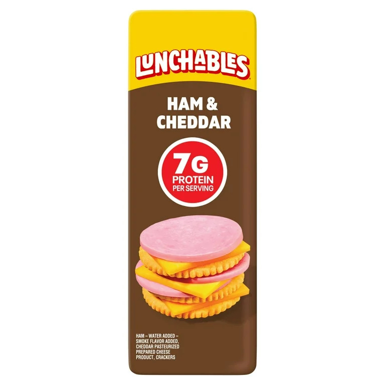 Lunchables Ham & Cheddar Value Pack, 1.9 oz Pack | Walmart (US)