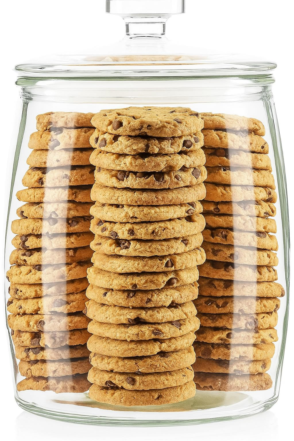kitchentoolz Large Glass Cookie Jar with Airtight Lid - 1 Gallon Storage Container for Candy, Flo... | Amazon (US)