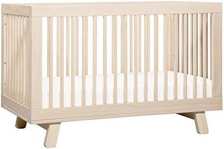 Babyletto Hudson 3-in-1 Convertible Crib with Toddler Bed Conversion Kit in Washed Natural, Green... | Amazon (US)