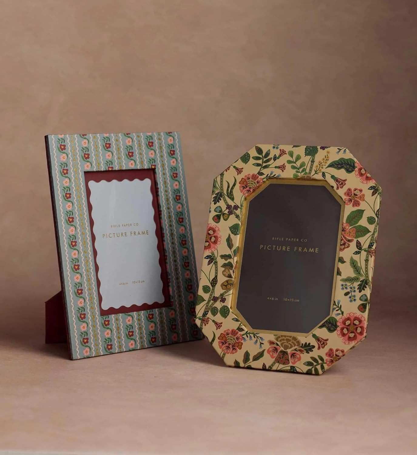 RIFLE PAPER CO. Paper Wrapped Picture Frame 8.5" L x 6.5" W x 0.75" H, Textured Paper-Wrapped Har... | Amazon (US)
