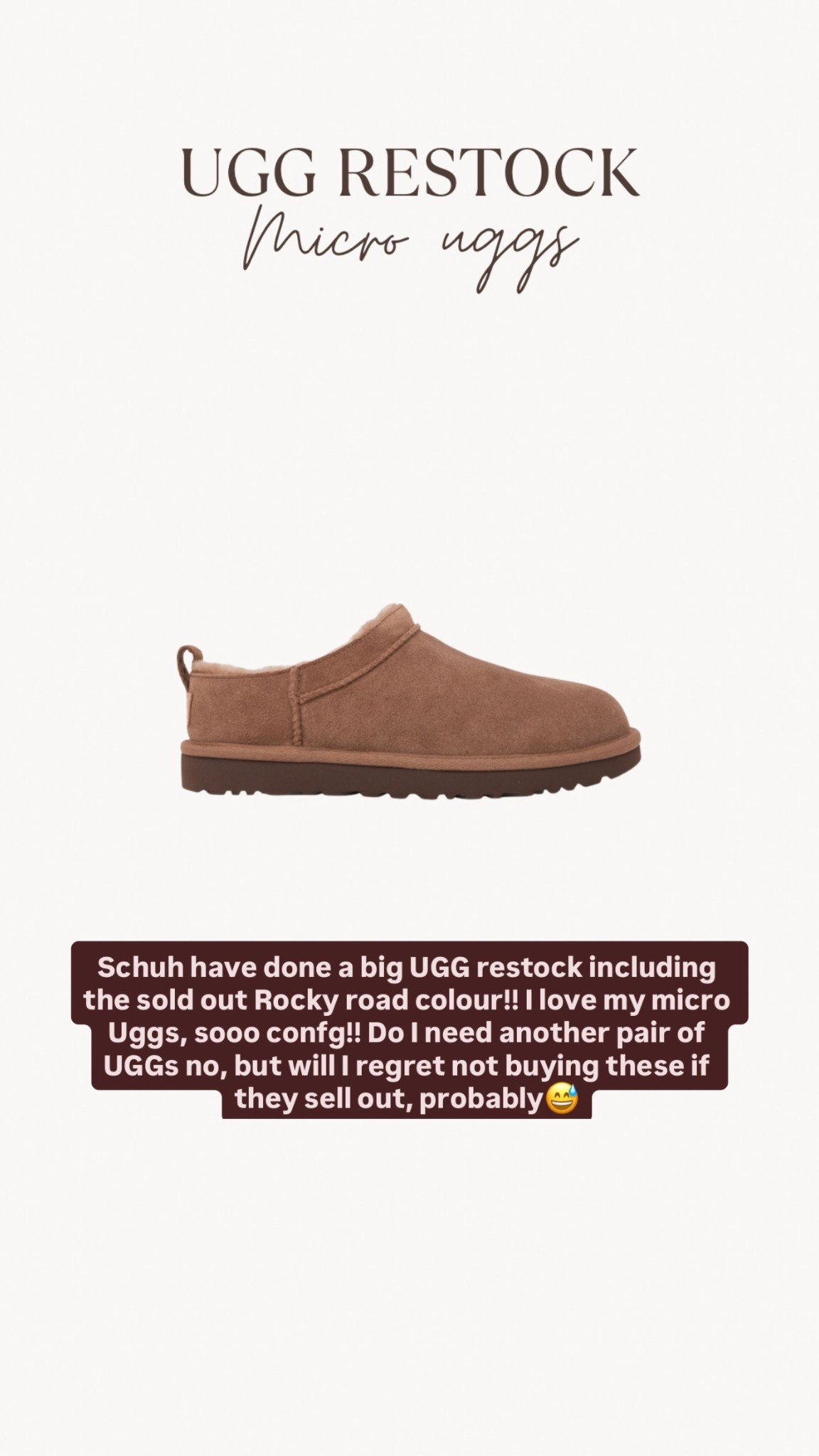 UGG RESTOCK🚨