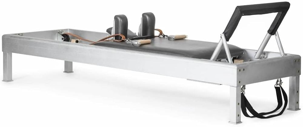 Reformer Classic Aluminum 86", Foam Padded Leather Bed, Foot and Leg Straps, 4 Reformer Springs, ... | Amazon (US)