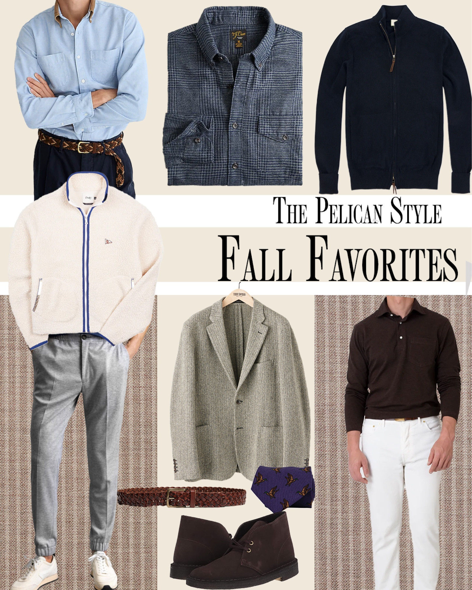 Here are some of my favorite Fall Pieces I've seen across numerous brands in the menswear space! What's y'all's favorite? I think mine might be the cream fleece by @drakesdiary!

#LTKSeasonal #LTKmens