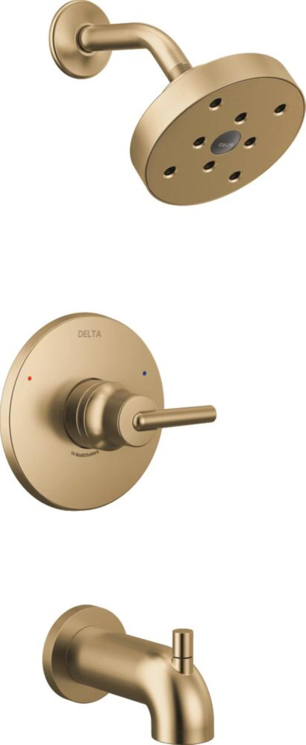 Trinsic 14 Series Single-Function Tub Shower Faucet Set, H2Okinetic Shower Valve Trim Kit T14459-... | Wayfair North America