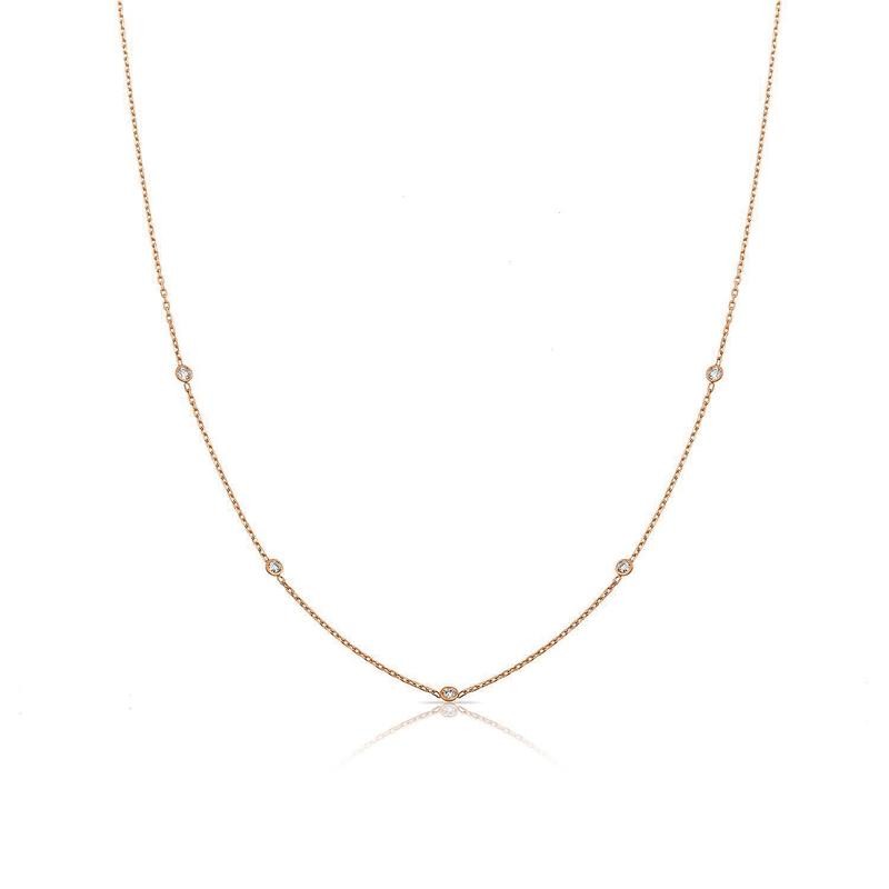 TSK Loverly Diamond Dotted Necklace | The Sis Kiss