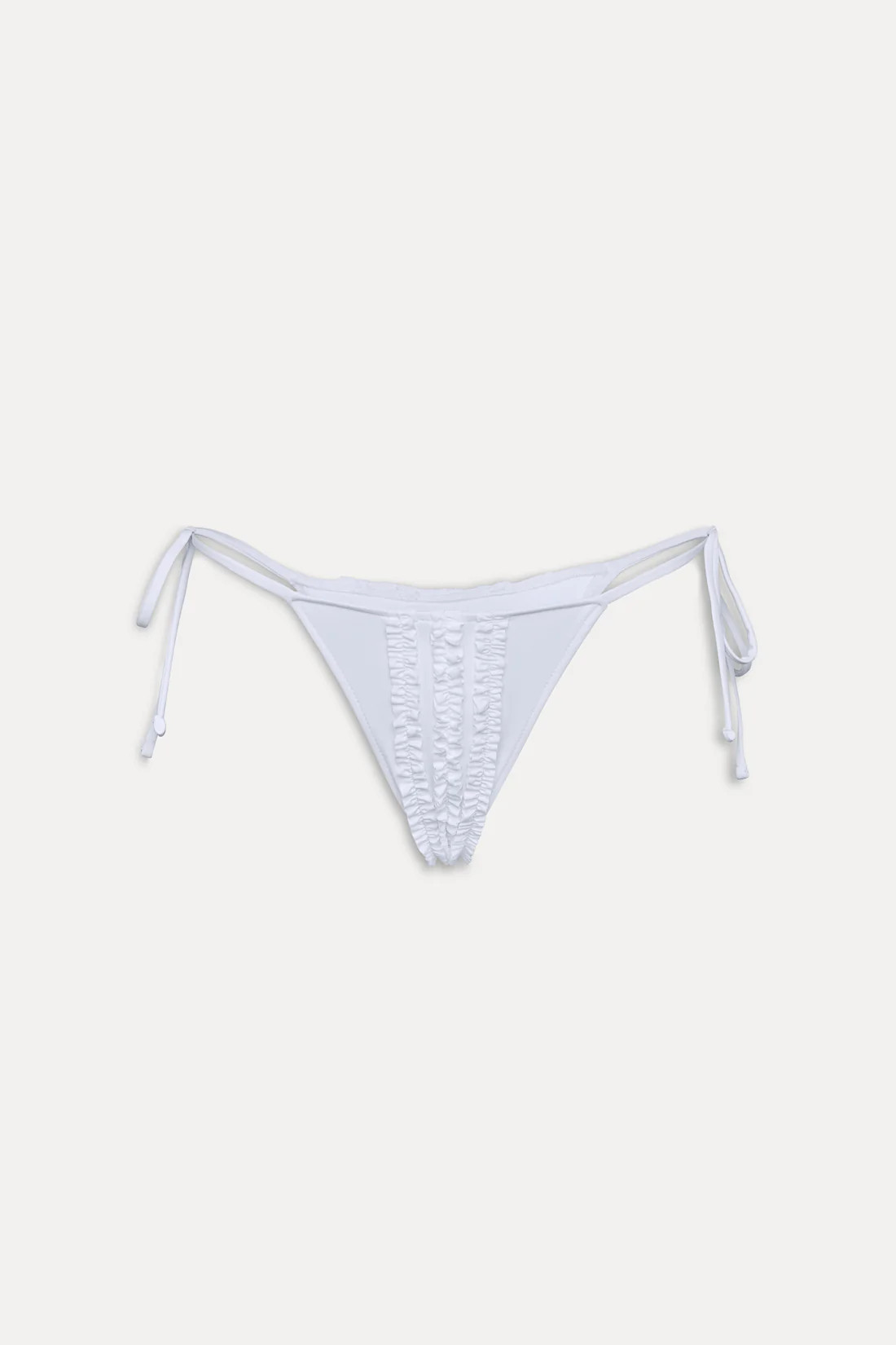 Divine Skimpy String Bikini Bottom - Optic White | Frankies Bikinis