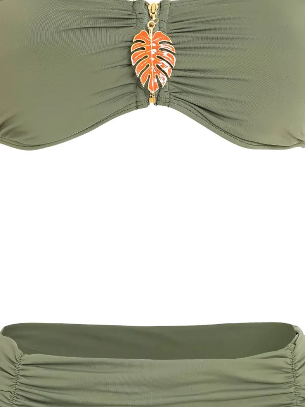 Brigitte Conjunto De Biquíni Sem Alças | Verde | FARFETCH BR | Farfetch (BR)