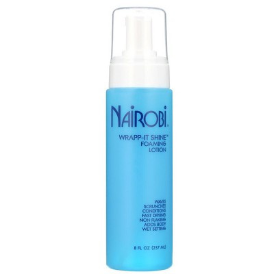 Nairobi Wrapp-It Shine Foaming Lotion (8 oz) Hair Wrapping or Setting | Provide Hair Hold & Shine | Target