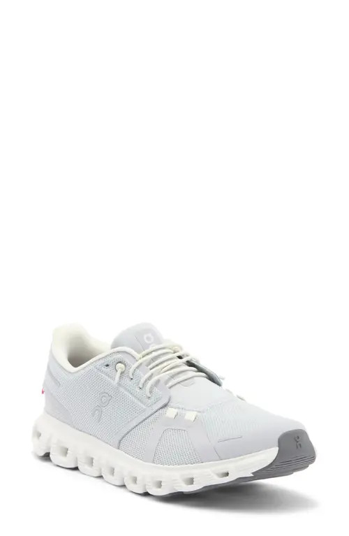 On Cloud 6 Sneaker in Glacier/White at Nordstrom, Size 5 | Nordstrom