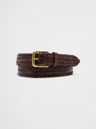 Braided Leather Belt | Banana Republic Factory