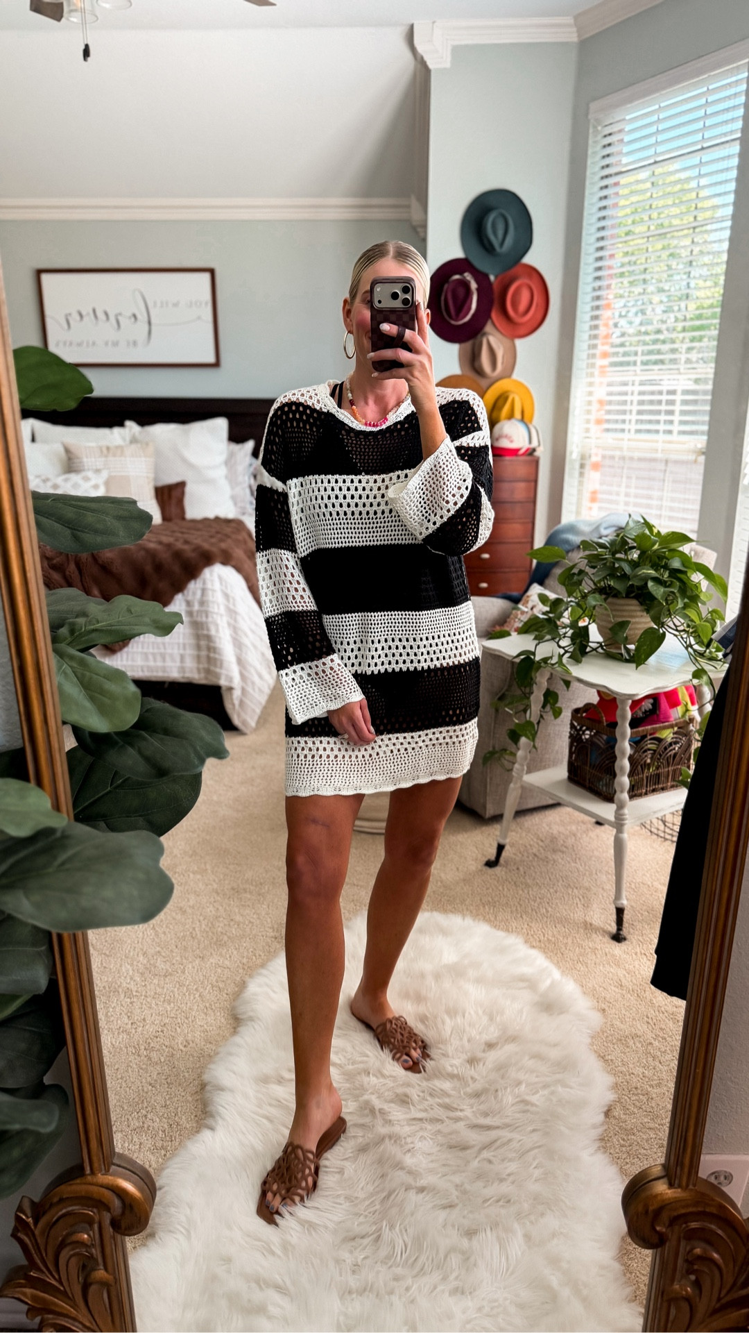 Show me your mumu look for less long sleeve crochet coverup on Amazon 
Fits tts 
Comes in multiple colors
On sale under $30

#LTKSwim #LTKOver40 #LTKTravel