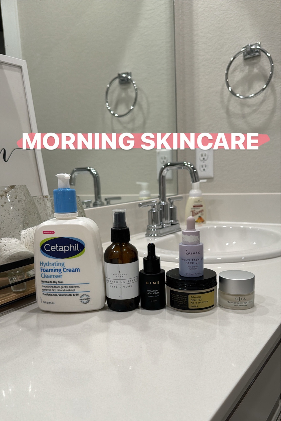 My morning skincare routine 

#LTKBeauty