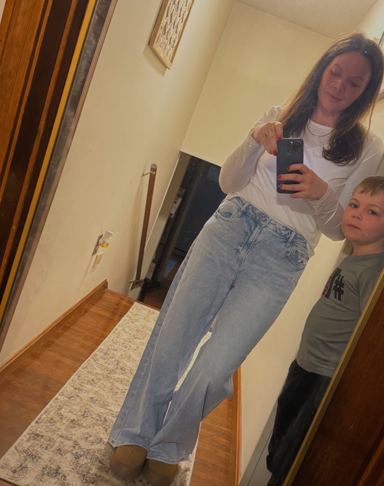 These jeans are 50% off  right now! 

#LTKFindsUnder50 #LTKBeauty #LTKSaleAlert