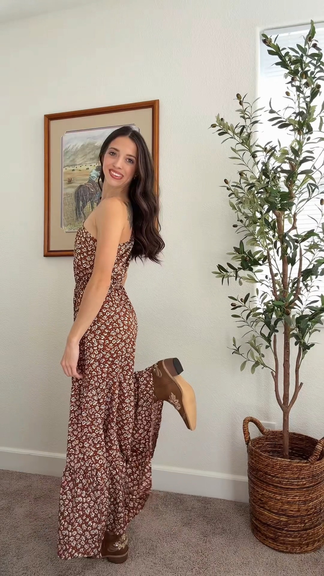 So many fun prints to choose from, but loving this NEUTRAL look! #sundress #maxidress #concertoutfits #summeroutfits 

#LTKootd #LTKmomlife #LTKFindsUnder100