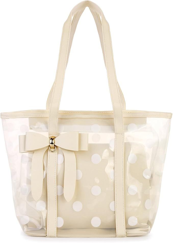 Women's Clear Tote Bags Multi-Use Shoulder bag Handbag Beach bag Shopping Bag | Amazon (US)