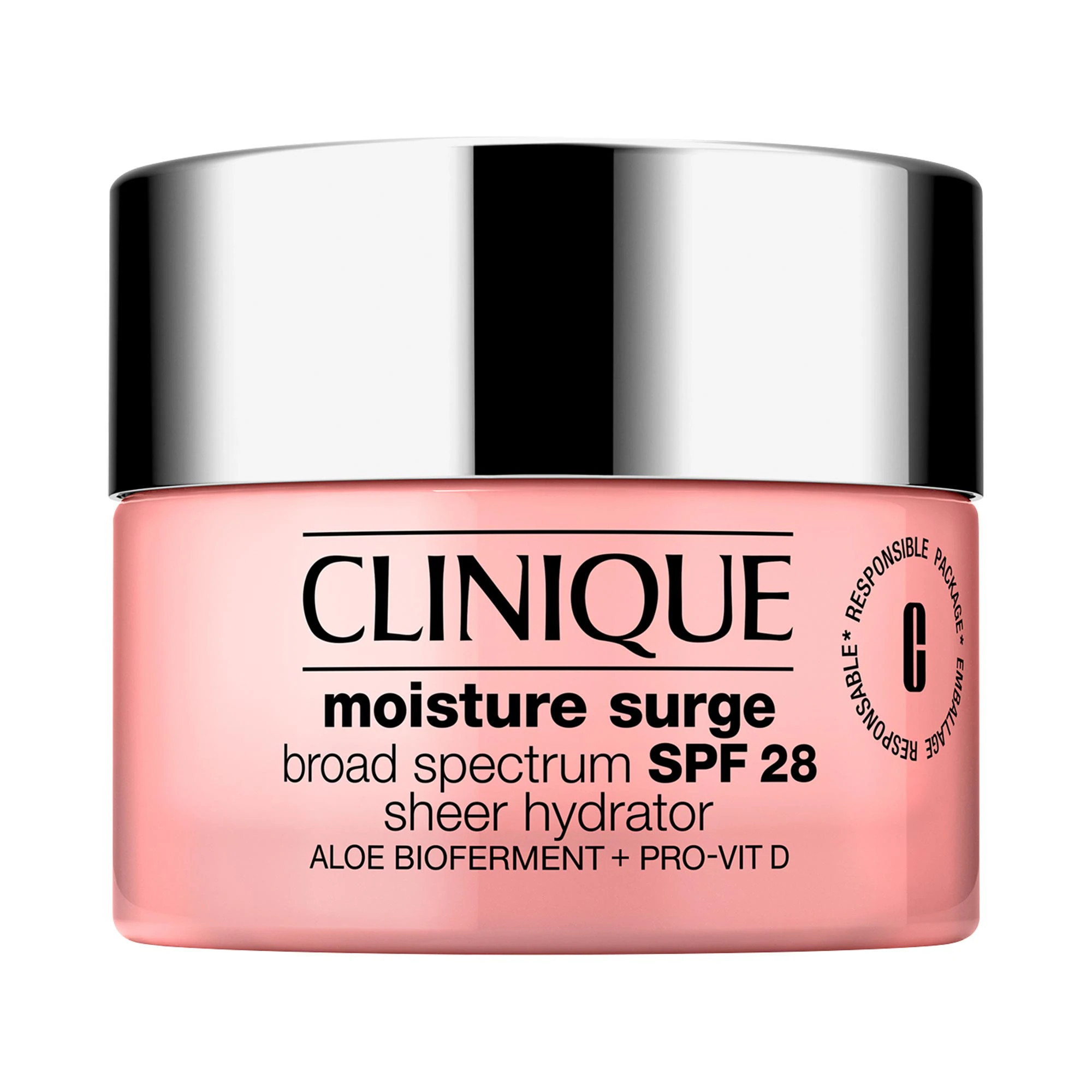 CLINIQUE Moisture Surge Broad Spectrum Sunscreen SPF 28 Sheer Hydrator Moisturizer 1.6 oz / 50 mL | Sephora (US)