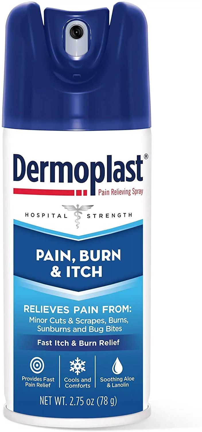 Dermoplast Hospital Strength Pain Relieving Spray for Burn & Itch Relief- 2.75 oz | Walmart (US)