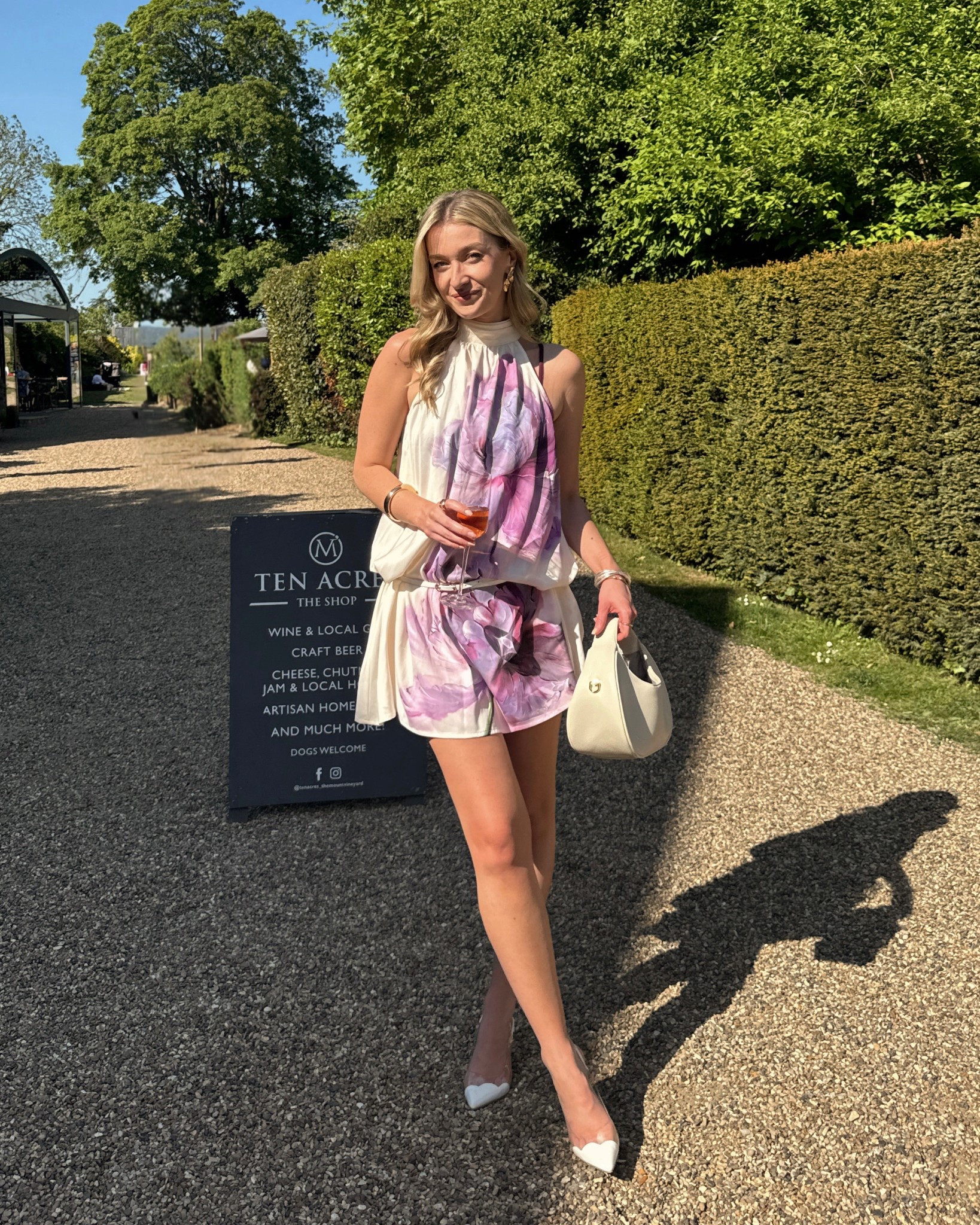 Birthday dress at the vineyard 🍇