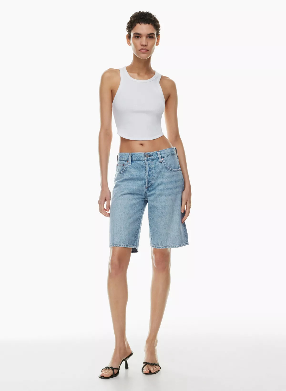 THE ‘90S CINDY BERMUDA DENIM SHORT | Aritzia