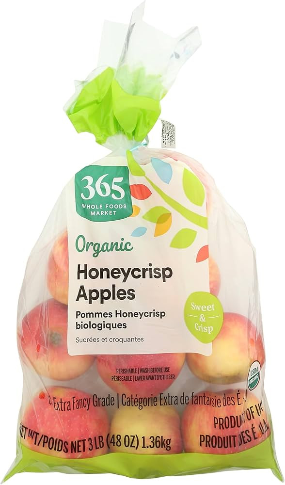 Organic Apple Honeycrisp, 48 Ounce Bag | Amazon (US)