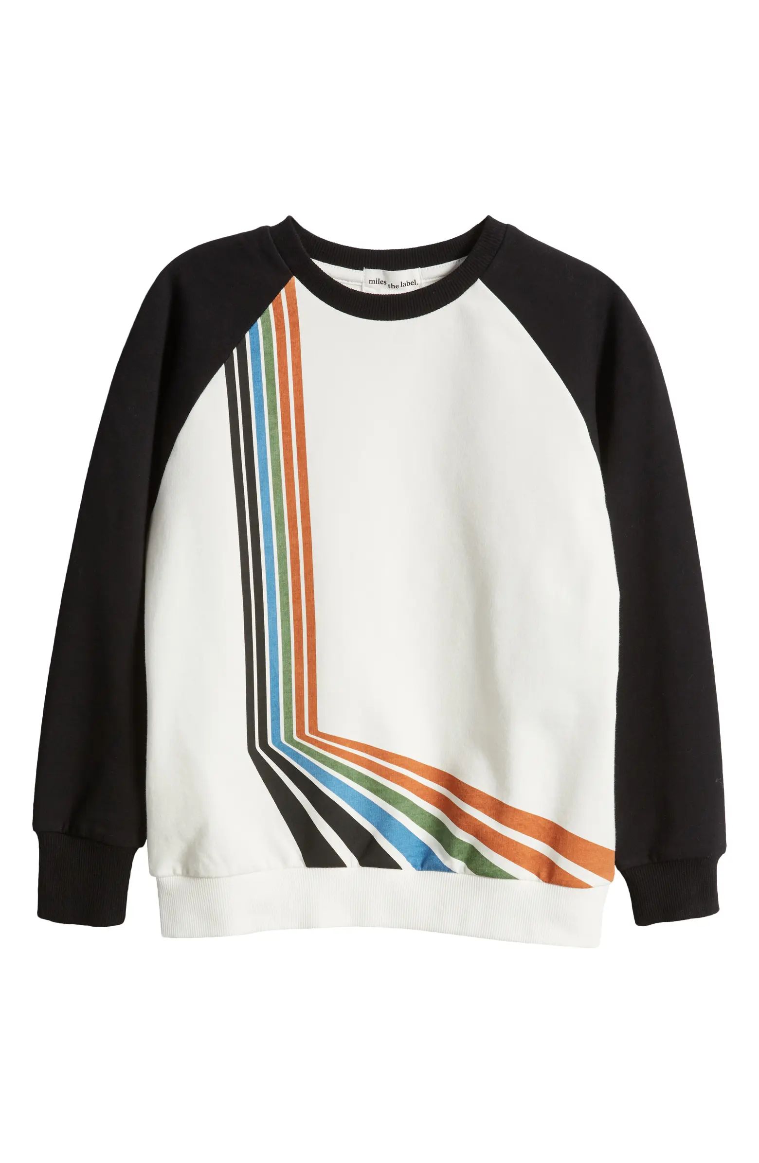 Kids' Stripe Stretch Organic Cotton Sweatshirt | Nordstrom