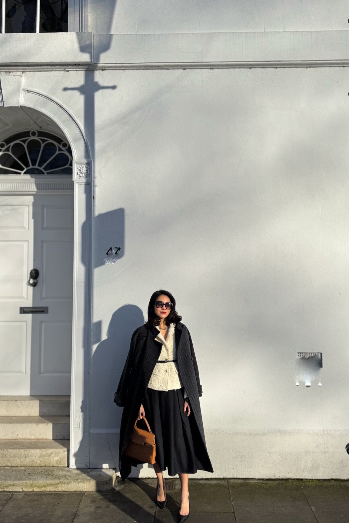 The warmest Prince of Wales checked coat, double breasted, funnel neck and made with recycled wool, is now on sale  

#LTKeurope